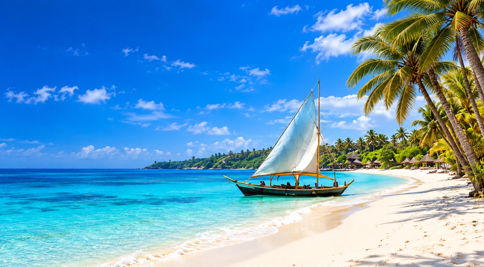 Indian Ocean coastline at Malindi